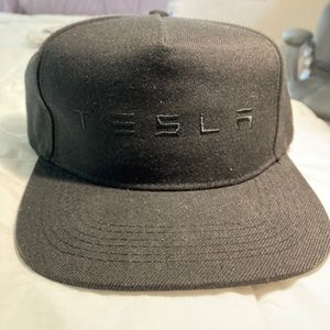 Rare All Black Tesla Hat- Never Worn